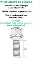 AAA WHICH BOLTS DO I NEED?