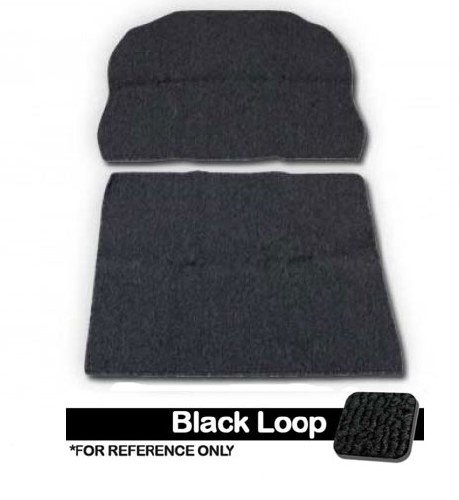 Trunk Carpet Sup 71-72 BLK