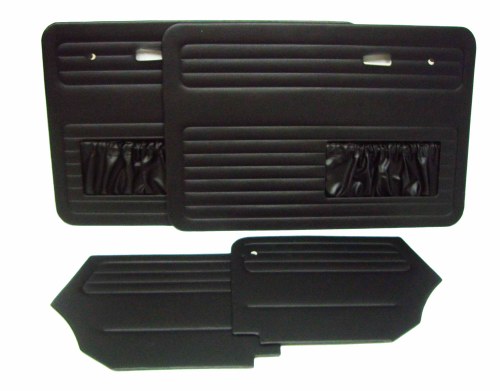 Vert 67-72 Door Panels BLK