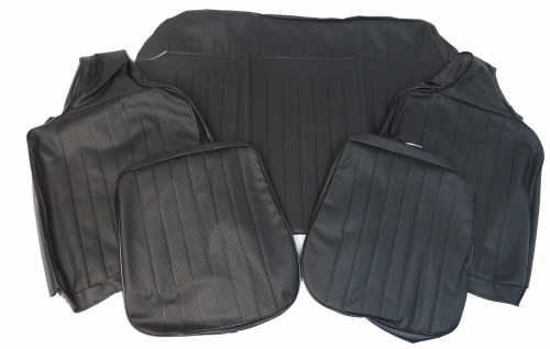 Upholstery T1 CONVERTIBLE 70-72 Black Basketweave