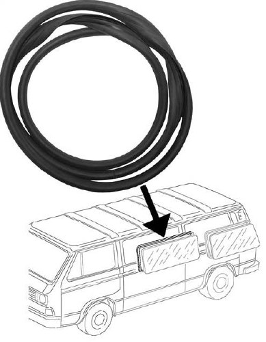 Side Middle Window Van CAL