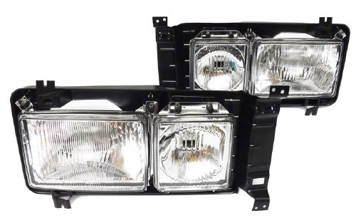 Vanagon H4 Headlights Kit Clear WITH Boots