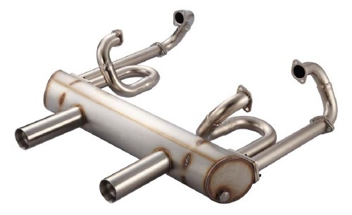 V.S. Muffler Beetle Equal Length Superflo 43mm  (VSD155203050SF)