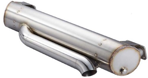 V.S. Muffler Bus 72-74 &amp; 79 Superflow Hidden Tip, Adaptable to 75-78 (VSD155211050SF)