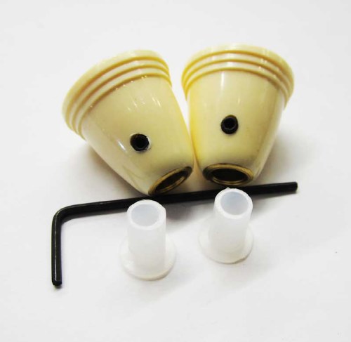 Radio Knobs - Ivory