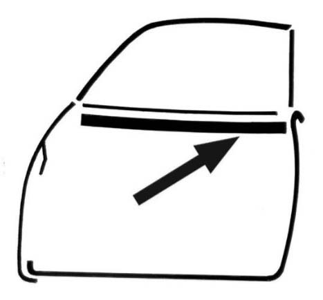 Outer Scraper Rubber Ghia Each