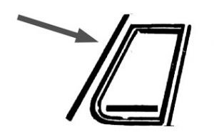 Front Vent to Door Frame 65-79
