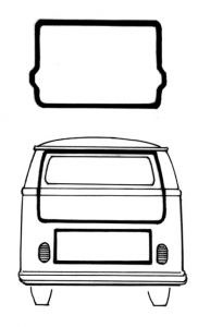 Rear Hatch Seal T2 64-71