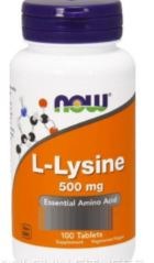 Now L-Lysine 500mg