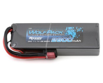 WolfPack LiPo 2600mAh 35C 3S 11.1V, T-plug