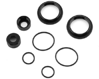 13mm Shock Collar &amp; Seal Retainer Set (Black)