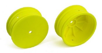 12mm Hex 2.2 4WD Front Buggy Wheels (2) (B64) (Yellow)