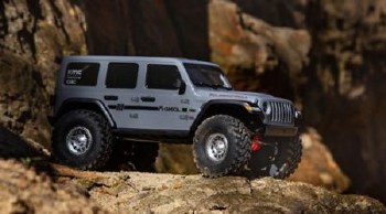 SCX10III Jeep JLU Wrangler w/Portals,Gray:1/10 RTR