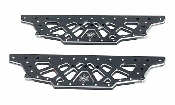KAOS CNC Aluminum Chassis Plate for F250 or F450 Lifted Chassis, Black Anodized (2pcs)