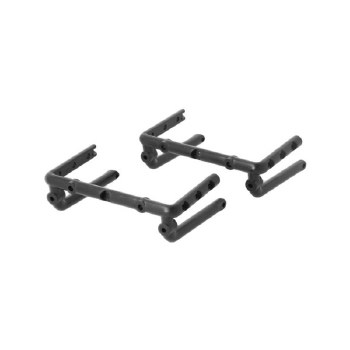 Bumper Bracket, Black, for the Q &amp; MT Series (275mm Wheelbase Chassis)