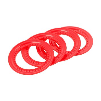 BeadLock Ring, Red, for the Q &amp; MT 2.2 Monster Truck Wheel (4pcs)