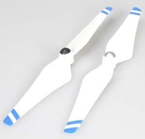 DJI 9 INCH SELF-TIGHTENING PROP SET (1 CCW, 1 CW) - BLUE STRIPE