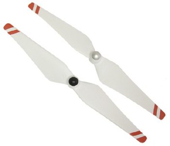 DJI 9 INCH SELF-TIGHTENING PROP SET (1 CCW, 1 CW) - RED STRIPS