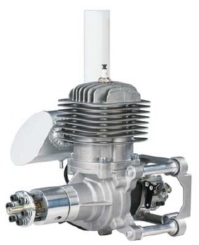 DLE-85cc Gas Engine w/Elec Ignition &amp; Muff