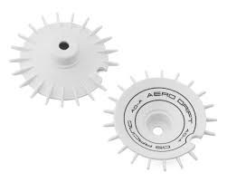 Sloped Aero Drift Wheel Cover (White) (2) (Drift Element Wheels)
