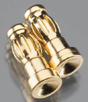 Gold Plated Bullet Connector Male 3.5mm (2)