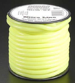 DUB2238 Silicone 12&quot; Fuel Tubing, Yellow
