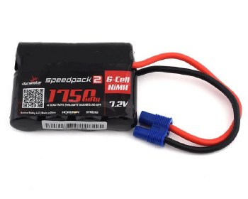 SPEEDPACK2 7.2V 1750MAH 6 CELL NiMH PK,EC3: MINIS