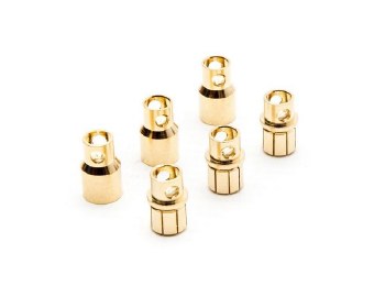 Gold Bullet Connector Set, 8.0mm (3)