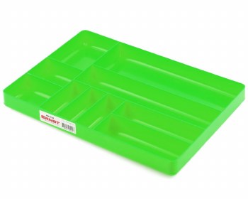 Ernst Manufacturing 10 Compartment Organizer Tray (Green) (11x16&quot;)