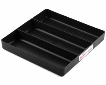 Ernst Manufacturing 3 Compartment Organizer Tray (Black) (10.5x10.5&quot;)