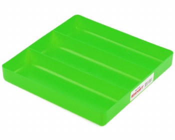 Ernst Manufacturing 3 Compartment Organizer Tray (Green) (10.5x10.5&quot;)