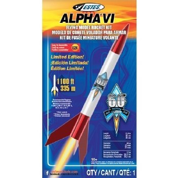 Alpha VI Estes 60th Anniversary Rocket Kit