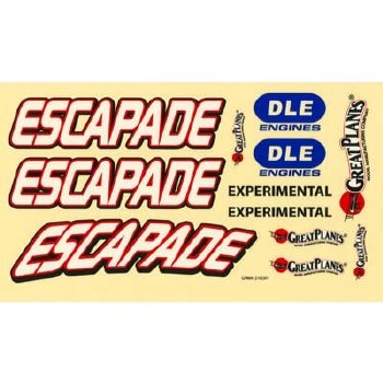 Decals Escapade MX 30cc/EP ARF