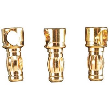 Gold Plate Bullet Connector Male 3.5mm (3)