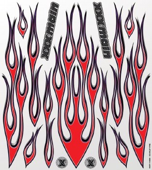 Scarlet Fire Large Decal
