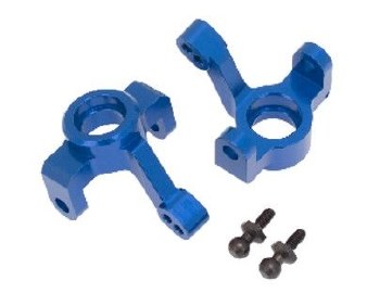 Traxxas 1/18 Teton Aluminum Steering Knuckle/Hub - Blue - Partially Replaces TRA7532