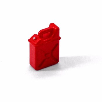Plastic Mini Oil Tank for SCX24 18x13.2x6.8mm (1) (Red)