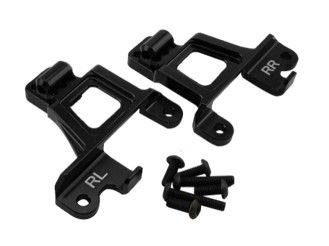 Traxxas TRX-4 Aluminum Rear Shock Tower Set (Left &amp; Right) - Black - Partially Replaces TRA8216