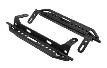 Traxxas TRX-4 Aluminum Rock Sliders Style D (Left &amp; Right) - Black