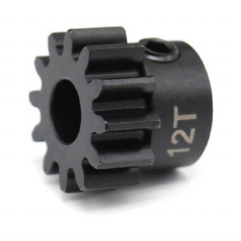 12t Mod 1.5 Hardened Steel Pinion Gear 8mm Bore