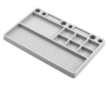 Parts Tray Rubber Material, White