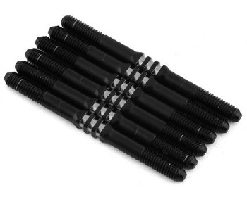 3.5 X 46Mm Fin Titanium Turnbuckle Set, Black 6Pc