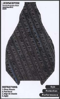 2244 Precut Chassis Sheet B4.2 Black (2)
