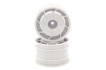Kyosho White 8D 50mm rear wheels for Ultima. Fits 12mm hex