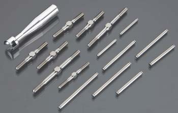 4726 Titanium Turnbuckle/Hinge Pin Kit Slash