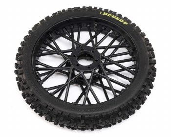 Dunlop MX53 Front Tire Mounted, Black: PM-MX
