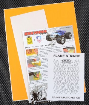 Flame Strings Paint Mask