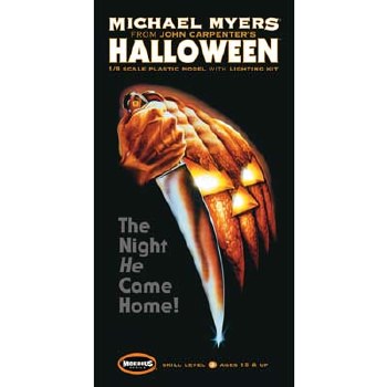 Moebius Halloween Michael Myers with LED Pumpkin 1/8 Model Kit