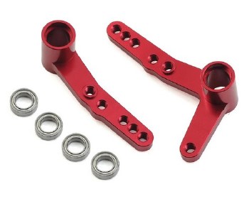 MST FXX-D Aluminum Steering Arm Set (Red)