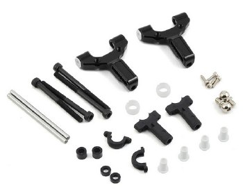 MST Aluminum Front Lower Arm Set (Black)